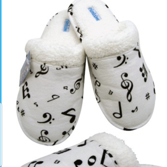 Music Note Slippers - Picture 1 of 1